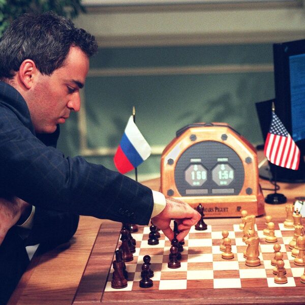Garry Kasparov în meciul cu IBM Deep Blue